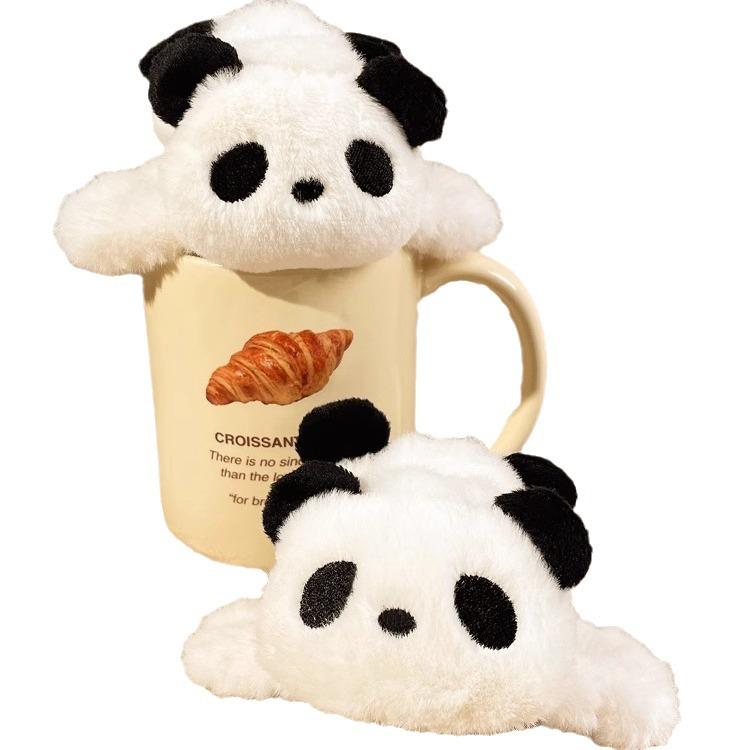 Adorable Panda Plush Hair Claw Clip – Cartoon Updo Accessory for Autumn and Winter Styles