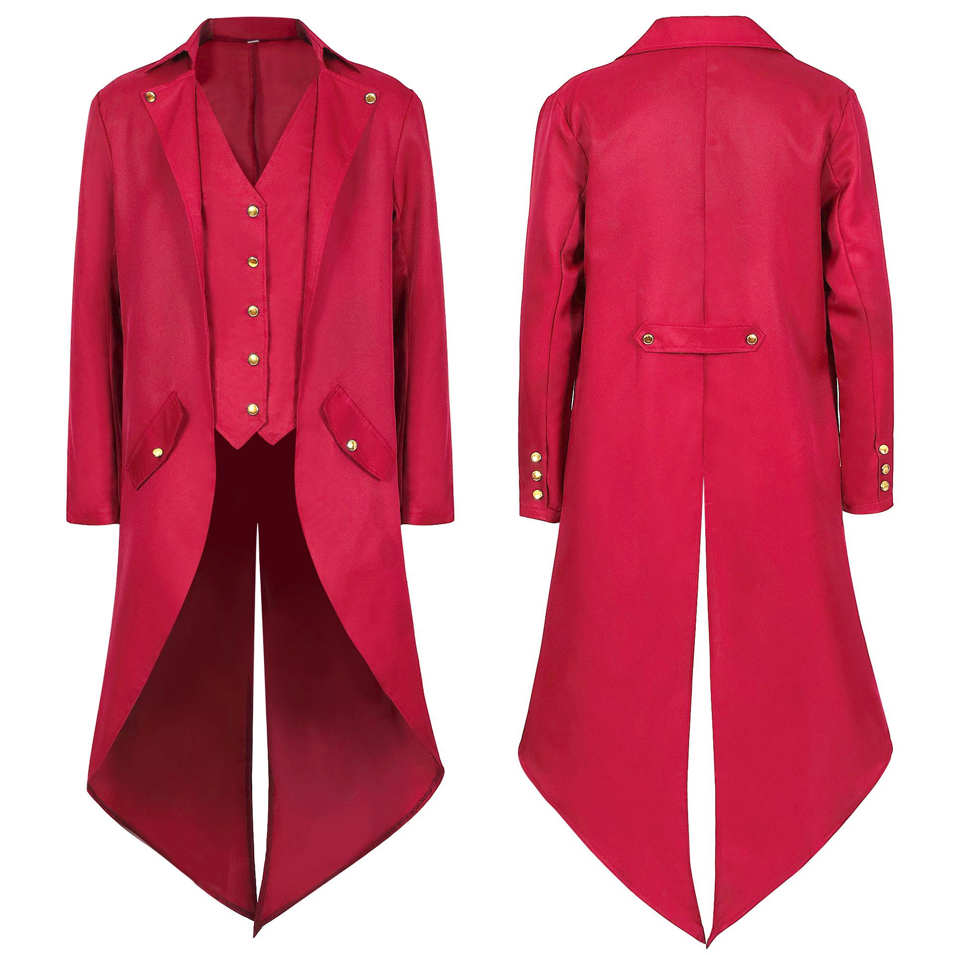 

Мужской средневековый ретро-смокинг на весну и осень 2025 года — Performance COS Costume S