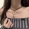 Retro Charm Necklace Trendy Pendant Neckchains Jewelry Women's Clavicular Chain for Daily Wear and Special Occasions