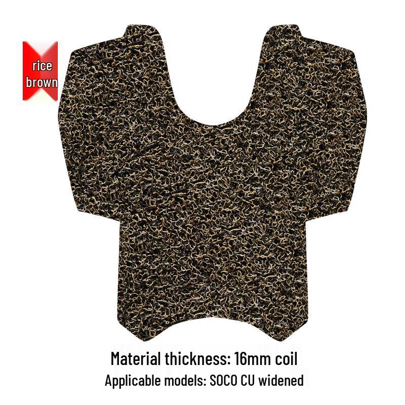 

SOCO Suko CU Электромобиль Шелковое кольцо Коврик для ног - Расширенная версия для CU1, CU2, CU3 16MM thick