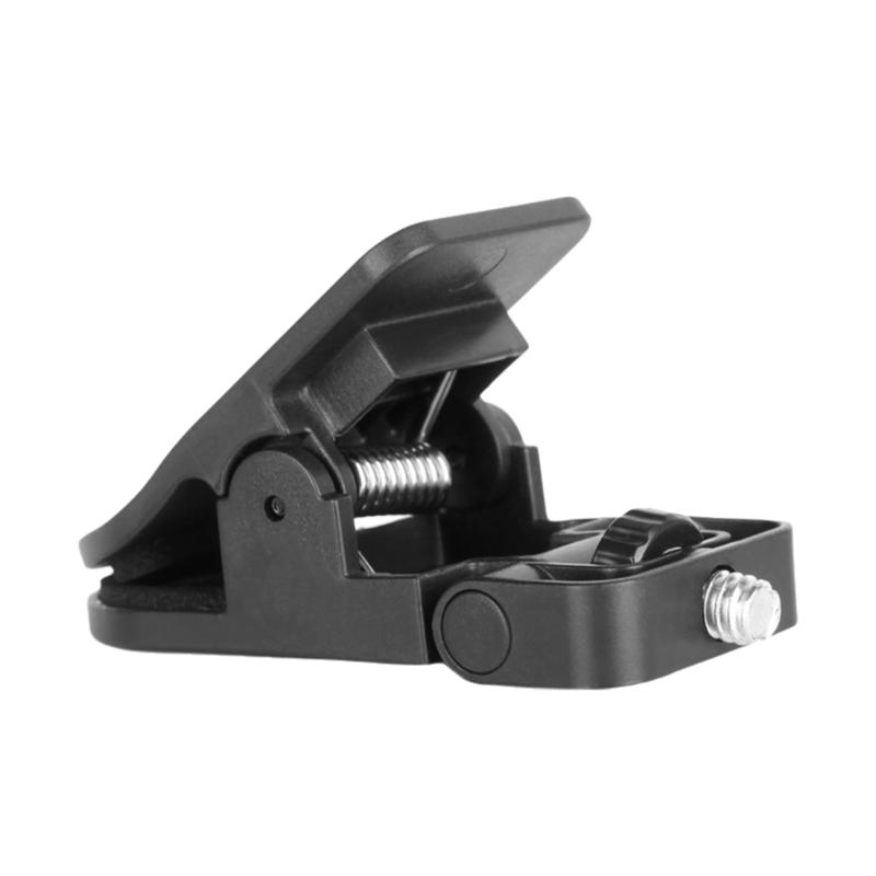 Screen Mount Clamp Clip Featuring 1/4 Screw Universal Connector for Monitors Camera Fill Light Holder & Webcam Stand