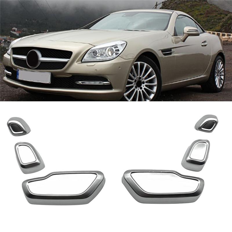 A03E-Car Front Seat Adjustment Button Cover For Mercedes Benz W166 W172 W176 W246 Car Accessories