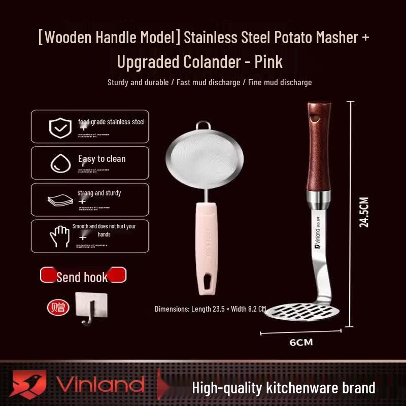 316 Stainless Steel Potato & Food Masher