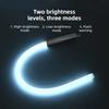 3 Modes LED Flashlight Stick Rechargeable Bendable LED Light Flexible Flashlight Stick  Home