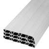 Spring Wire and Lock Channel, 6.56ft Spring Lock & U-Channel Bundle for Greenhouse, 40 Packs PE Coated Spring Wire & Aluminum Alloy Channel,Plastic