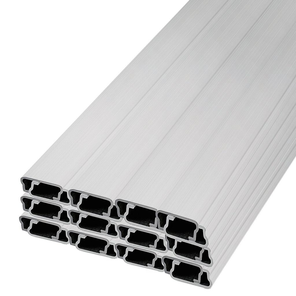 Spring Wire and Lock Channel, 6.56ft Spring Lock & U-Channel Bundle for Greenhouse, 40 Packs PE Coated Spring Wire & Aluminum Alloy Channel,Plastic