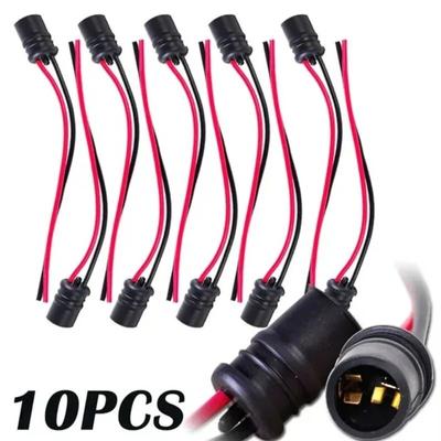 10 יחידות T10 W5W רכב טריז נורה שקע מחבר מחזיק הארכת LED מנורה מחזיק בסיס נורה שקע שקע טריז בסיס נורה תקע