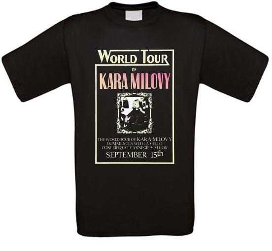 

Camiseta Kult De Kara Milovy World Tour Nuevas Todas Las Tallas Unisex T-Shirt S