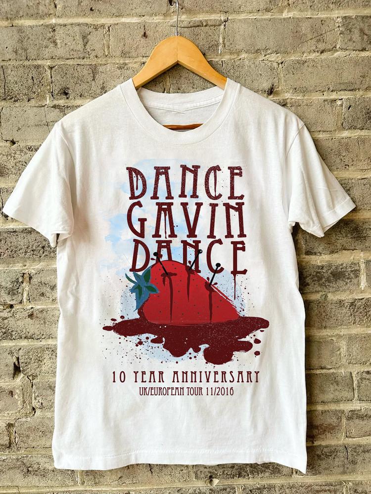 Футболка Dance Gavin Dance 10-летний юбилей S-5XL TU308 Унисекс S