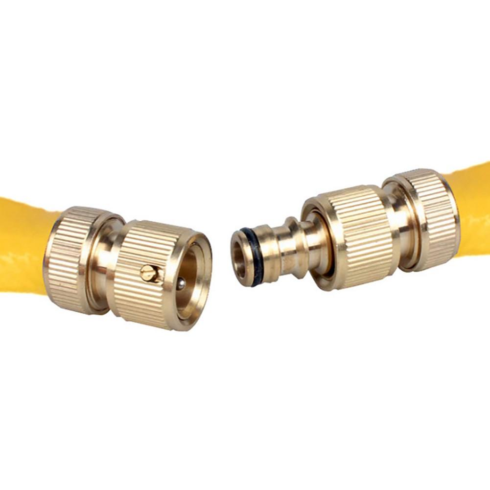 2 Way Hose Connector Extension Garden Joiner Quick Joint