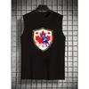 Hockey Print Men's Tank Top Breathable Lightweight Summer Beach