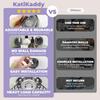 Corner Shower Caddy, Suction Cup Shower Shelf, No-Drilling Removable Shower Organizer, Wall Mounted Rack Storage for Bathroom, Large&Small Shower