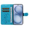For Vivo X200 FE 5G/vivo S30 Pro Mini 5G PU Leather Cases Flower Pattern Wallet Stand Phone Cover with Strap