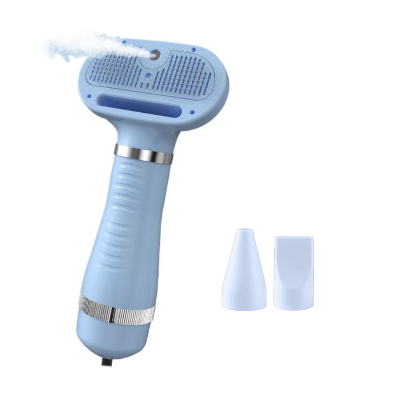 Pet Hair Dryer for Daily and Bath Grooming Hair Dryer Blowers 3 Speed Adjustable Temperature Nozzles Combs