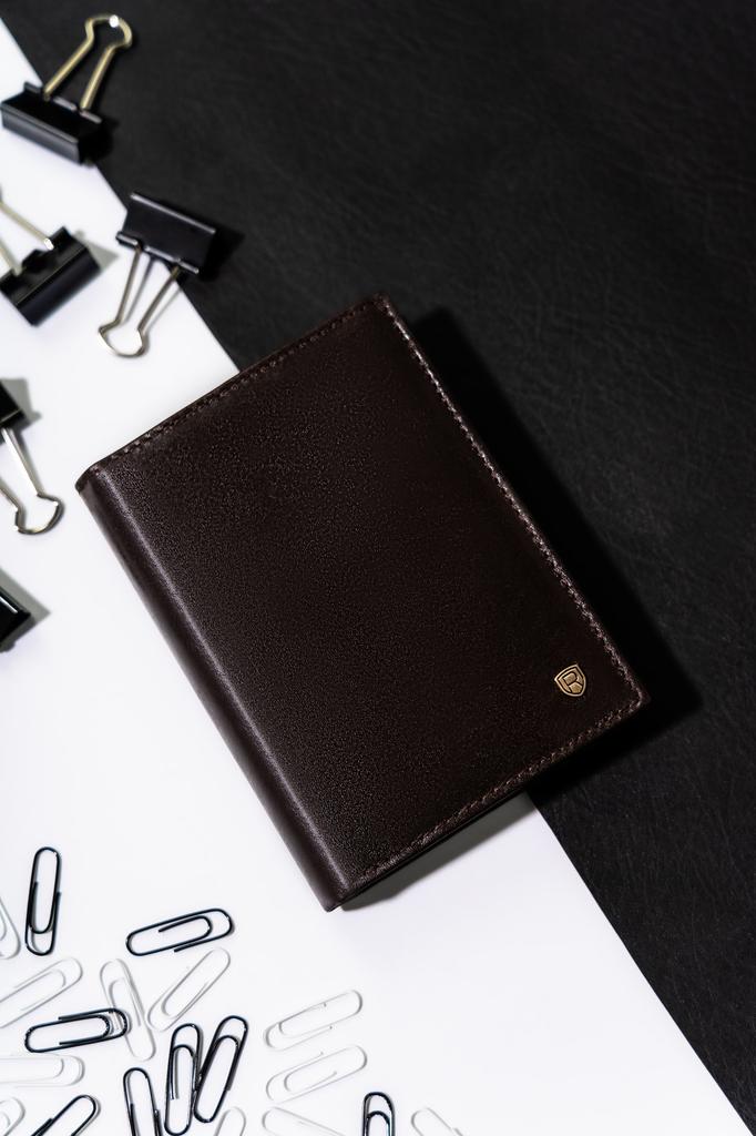 Men's Leather Wallet D1072-RVT-2237 D.Brown