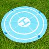 Reflective Drone Landing Pad Large Portable 23.62"(60cm) Fast-fold Double Sided Waterproof Landing Pad Drone Accessories Blue Red