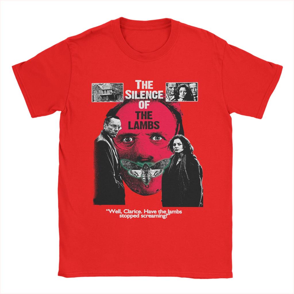 Men The Silence Of The Lambs T Shirt  100 Cotton Tops Fashion Short Sleeve Crew Neck Tees Plus Size TShirts