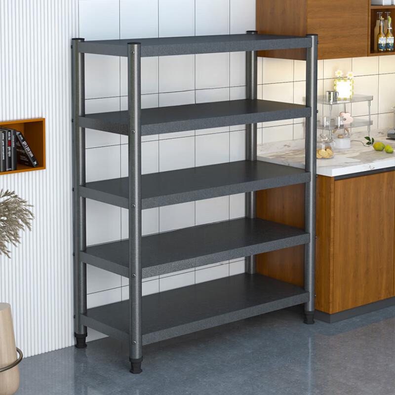 Yingbai 5-Tier Kitchen & Oven Storage Rack with Guardrail (100x35x155cm)