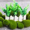 10PCS Artificial Moss Rocks 7 x 9cm Realistic Faux Stone Shooting Prop Decor Garden Glass Container Crafts
