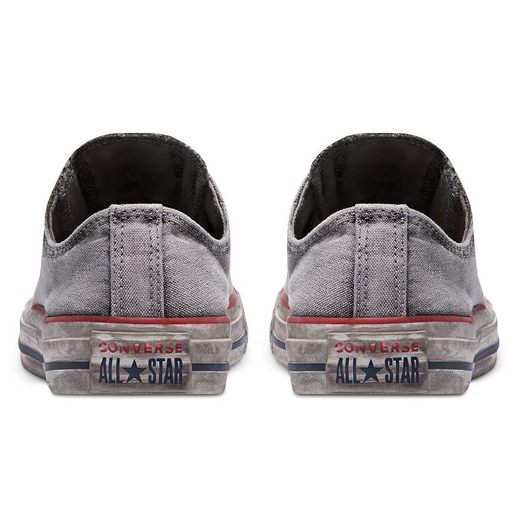 Converse Chuck Taylor All Star Basic Wash Low Top Canvas Sneakers Unisex Sneakers Gray 156892C