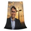 Charlie Kirk Jesus Accessories Blankets Soft Fleece Throw Blanket Comfortable Bedspread