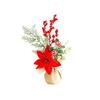 Christmas Decorations, Desktop Christmas Tree, Artificial Christmas Tree, Potted Plant Bouquet, Small Artificial Tree Desktop Ornament.