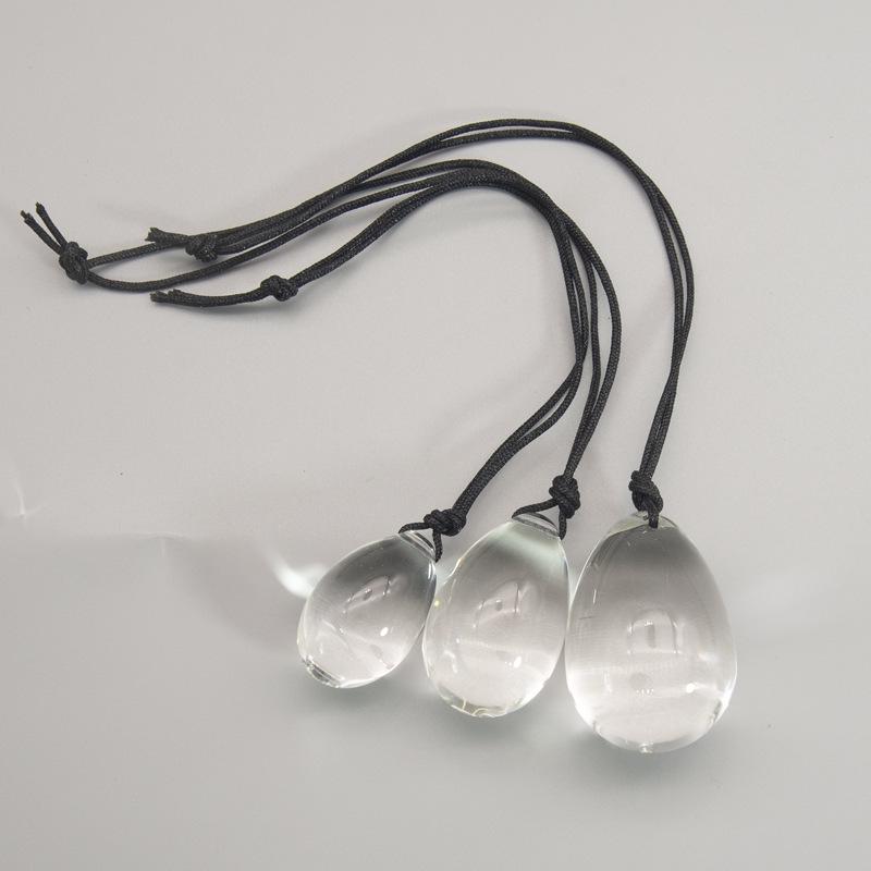 Unisex Glass Anal Plug: Beginner's Erotic Crystal Beads for Outdoor Use and SM Training