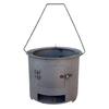 Compact Wood-Burning Cooker: Firewood & Charcoal-Compatible, Energy-Efficient Iron Pot Stove for Home Use
