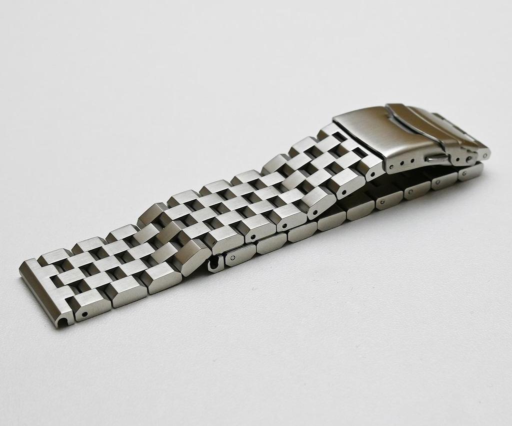 Brushed Stainless Steel Watch Band Strap 18mm 20mm 22mm 24mm Solid Metal Replacement Bracelet Men Black Silver WatchBand