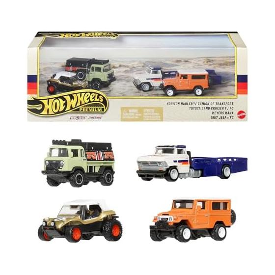 Набор Hot Wheels Premium Collector - Внедорожный набор Игрушечный автомобиль Мини-машина 4 шт. Возраст 3+ Мульти GMH39-987E
