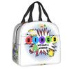 Bolsa de almuerzo térmica aislada personalizada para amantes del juego Bingo Queen, contenedor de almuerzo reutilizable para mujer, caja de alimentos multifunción para picnic al aire libre