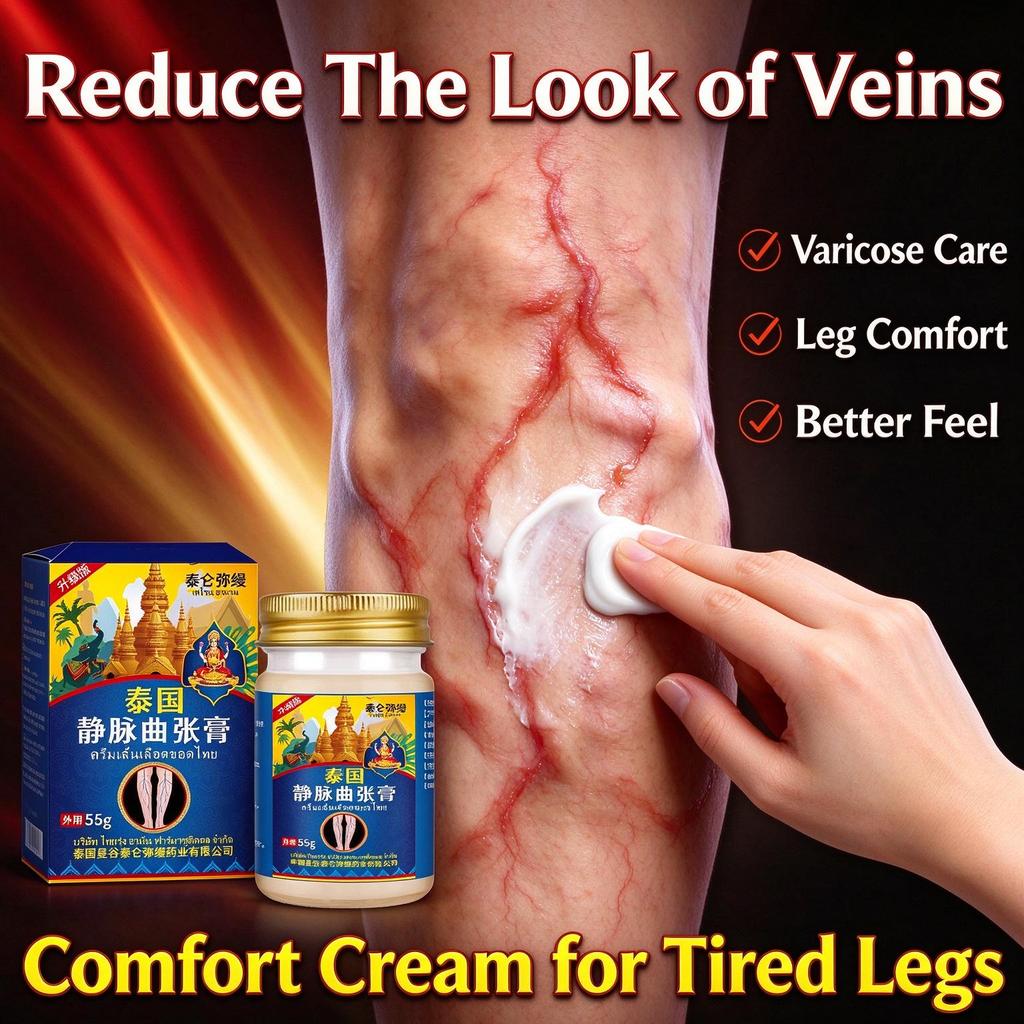 Varicose Vein Cream for Leg Swelling & Circulation 55g