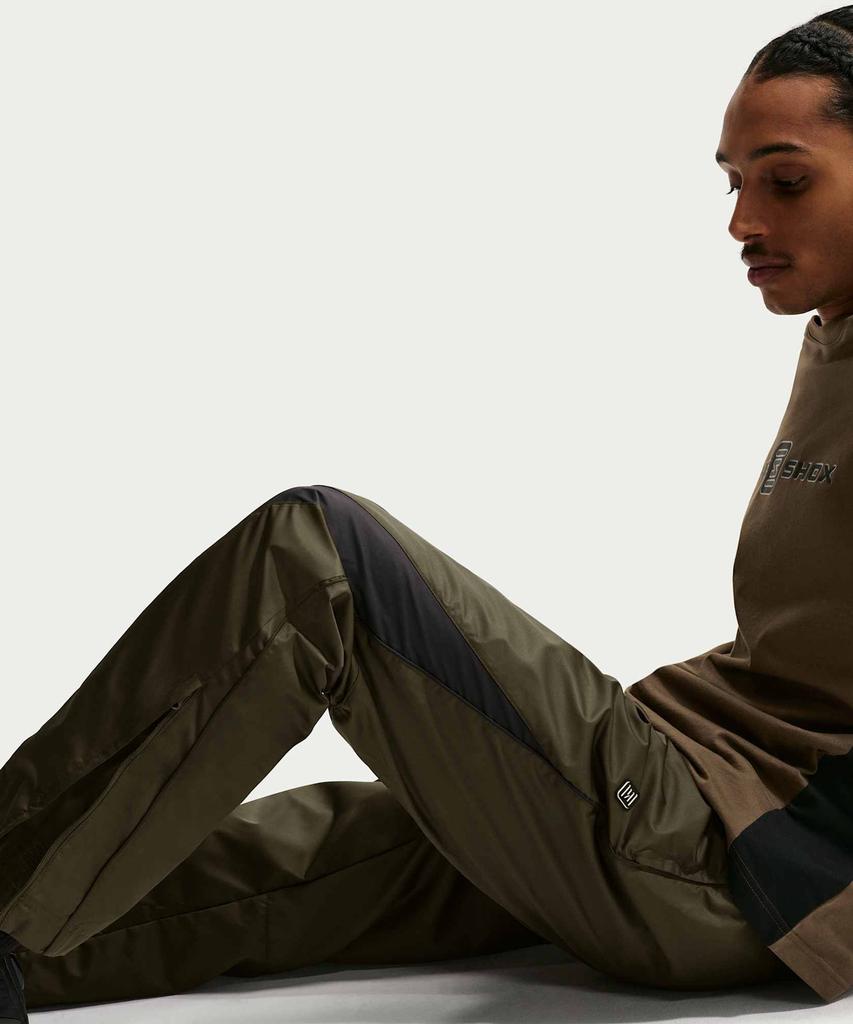 NIKE Sportswear Shox Woven Pants M - Dark Hazel:Black / Ih0653-212
