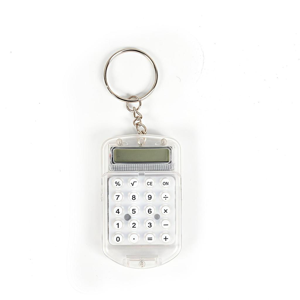 Mini Transparent Flip Keychain Calculator for Students