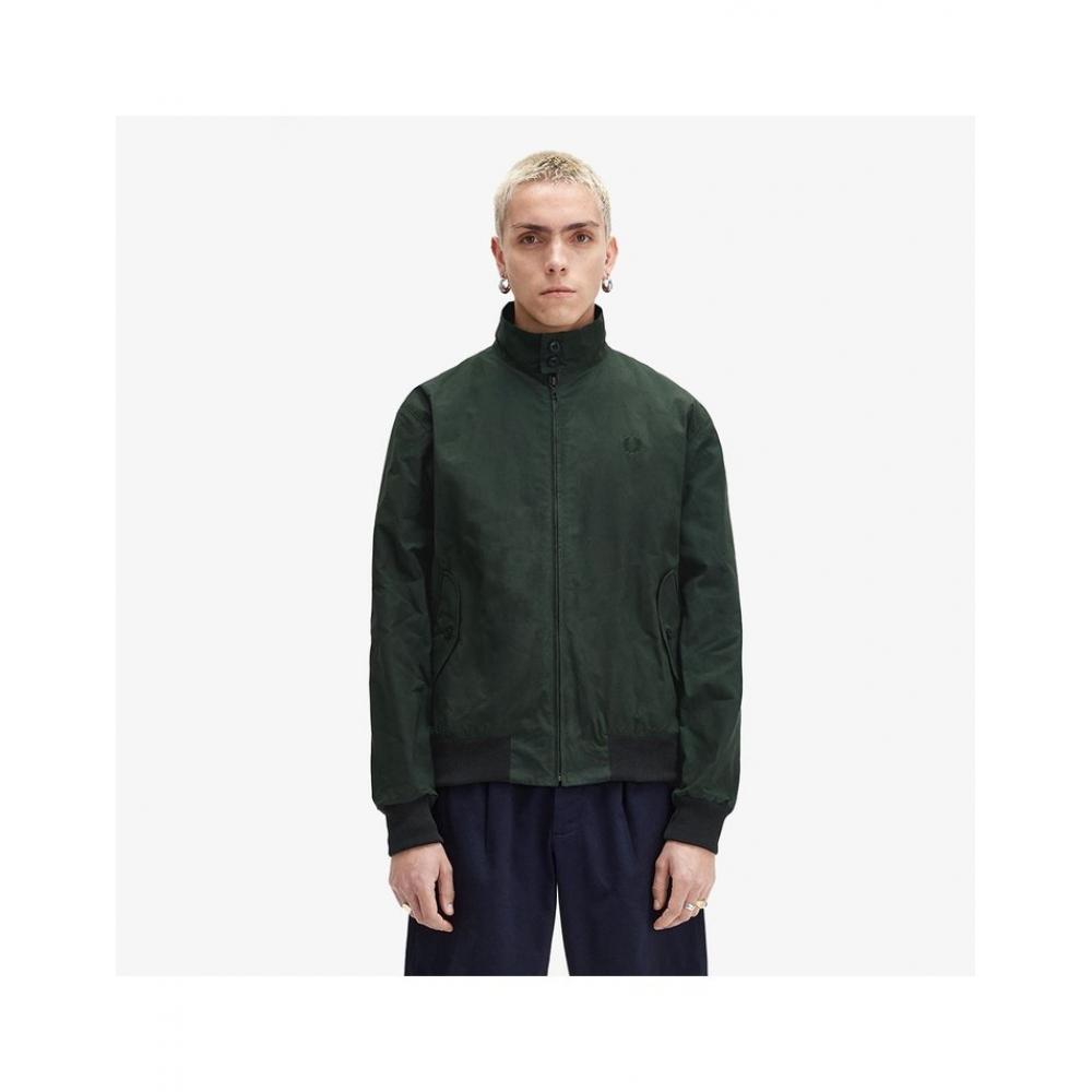 

Fred Perry Куртка Wax Harrington Night Green Afpm243j565 Q20 XL