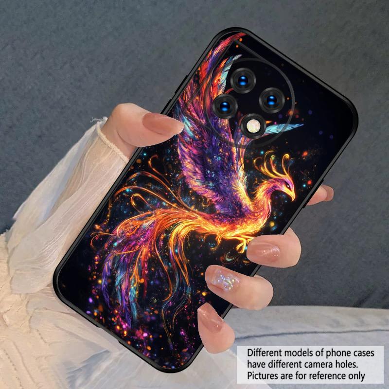 Cartoon Phoenix For Oneplus 8T 9 9R 10 Pro 11 12 13 13R 5G ACE 5 Nord2 4 CE 3 4 Lite N20 SE N200 silicone soft phone case
