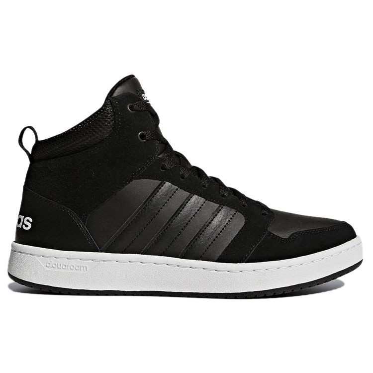 Adidas Neo Cf Super Hoops Mid Durable Non-Slip Casual Sneakers Men Sneakers Black BB9920