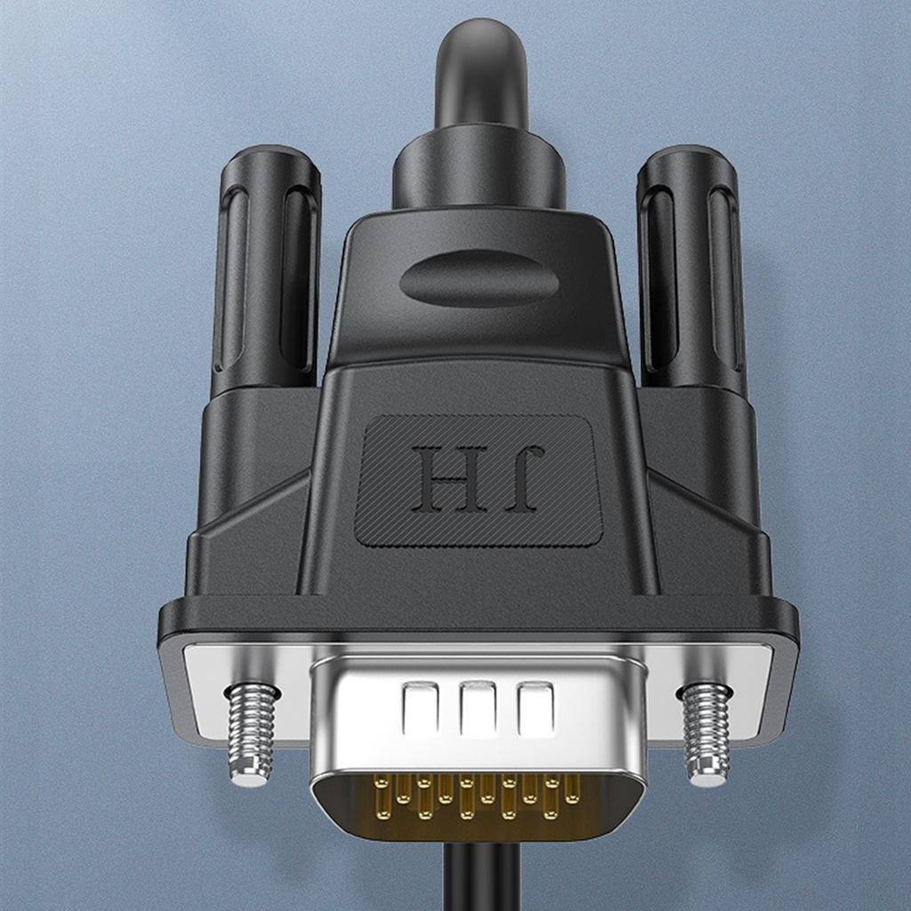 Flexible VGA Cable VGA 15Pin Male to Male Connector Cable with AntiInterference Design for Clear Display Monitors Cable