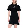 FILA Letter Print Versatile Comfortable Round Neck Short Sleeve Dress Women dresses Black T11W435303ABK