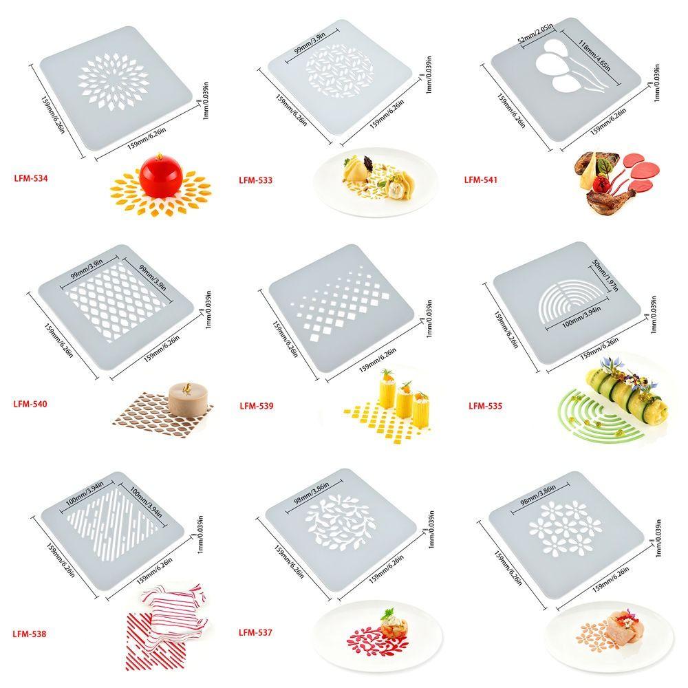 Non Stick Bakery Printing Mold Manual Unmolding Bakery Dish Printing Mold Cake Decorating Mold