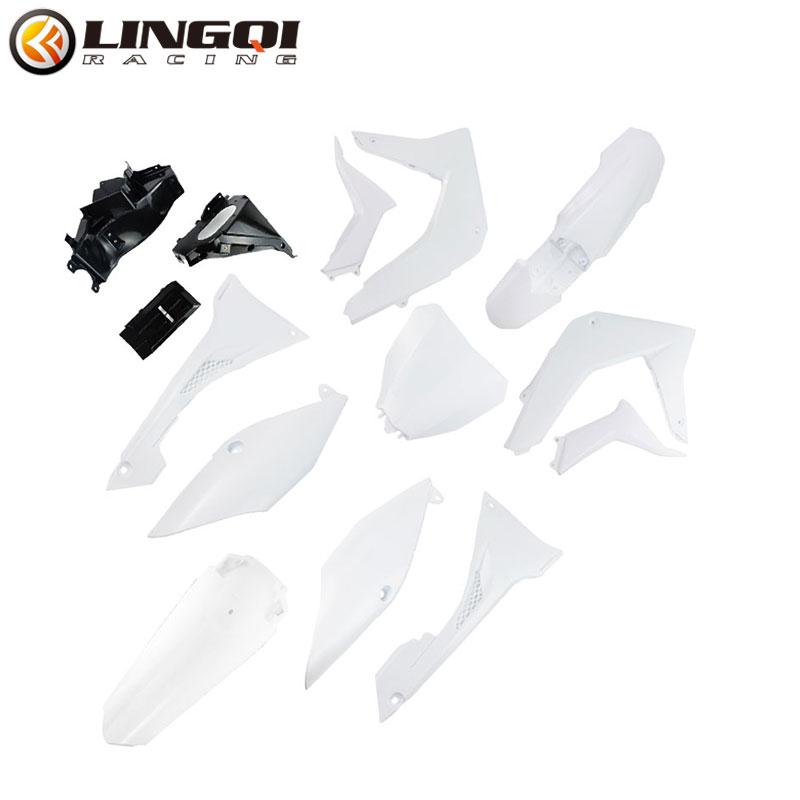 

LINGQI RACING Full Body Fairing Cover Kit Set Plastic Fender Mudguard For Kayo T4 T2 T 4 Pit Dirt Bike Motorcycle Accessories