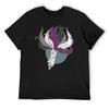 Asexuelles Pride Kitsune T-Shirt neue Geschenke und T-Shirts Valentinstag Kleidung Anime Sachen Blue Archive Herren Trainingsshirts