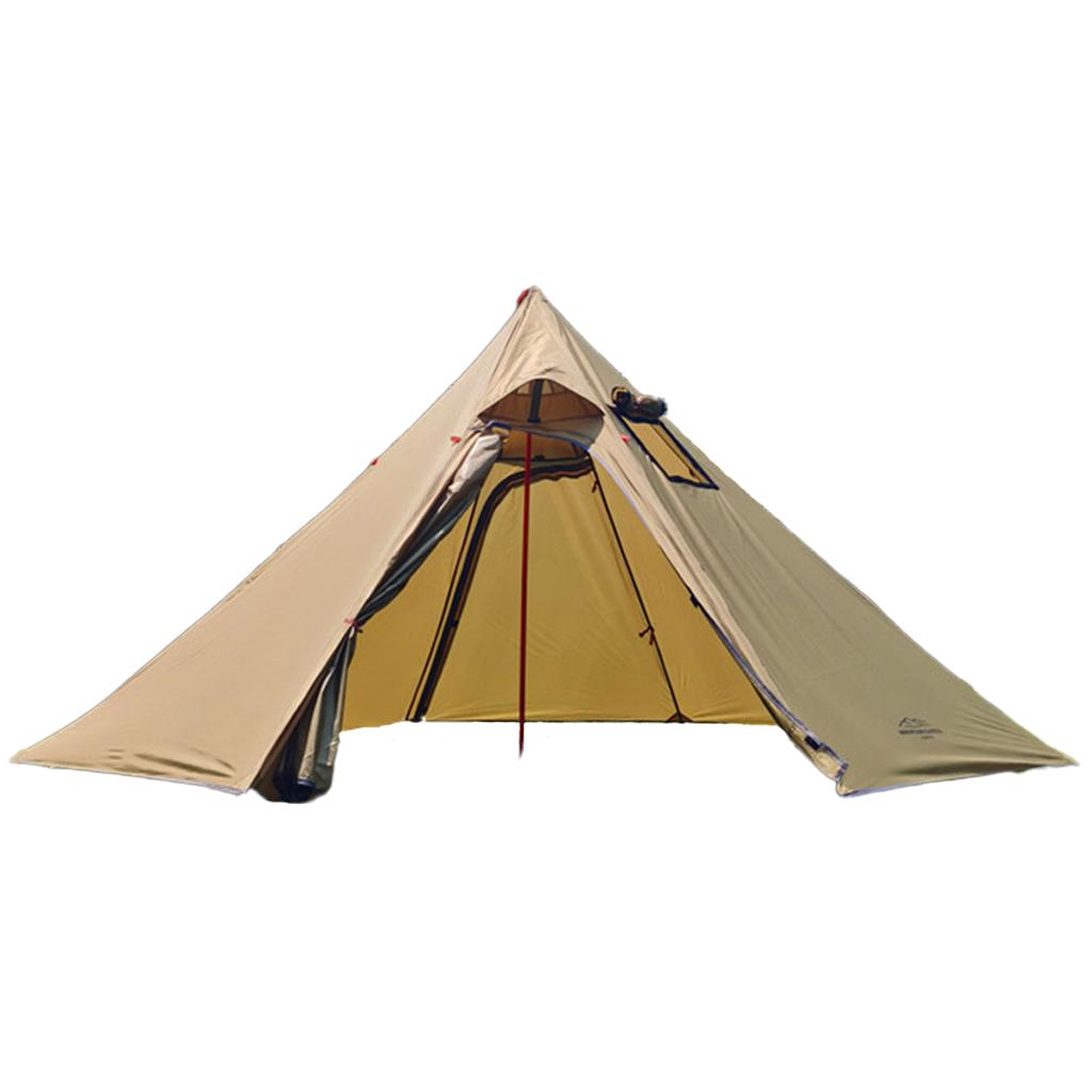 Camping Tent Four Season 3 Person Ultralight with Fire Retardant Flue Pipes Window