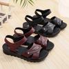 Women's Summer Soft Sole Non-slip Flat Sandals - 2025 Fashionable & Comfortable for Middle-aged