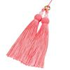 Lightweight Keychain with Double Tassels Multipurpose Vertical Tassels Decoration for Keys Purses Backpacks