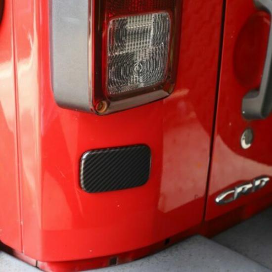 Carbon Tailgate Below Left Rear Light Cover Trim  for Jeep Wrangler JK 2007-2017