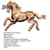 Romantic Horse Brooch Pin Retro Enamel Design Badge Clothes Equine-inspired