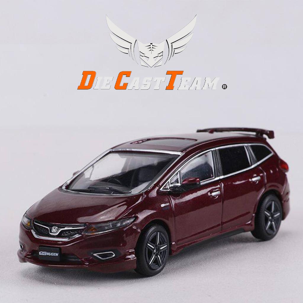 DCT/SHADOW 1/64 HONDA Jade Car Alloy Toys Motor Vehicle Diecast Metal Model Kids Xmas Gift Toys for Boys