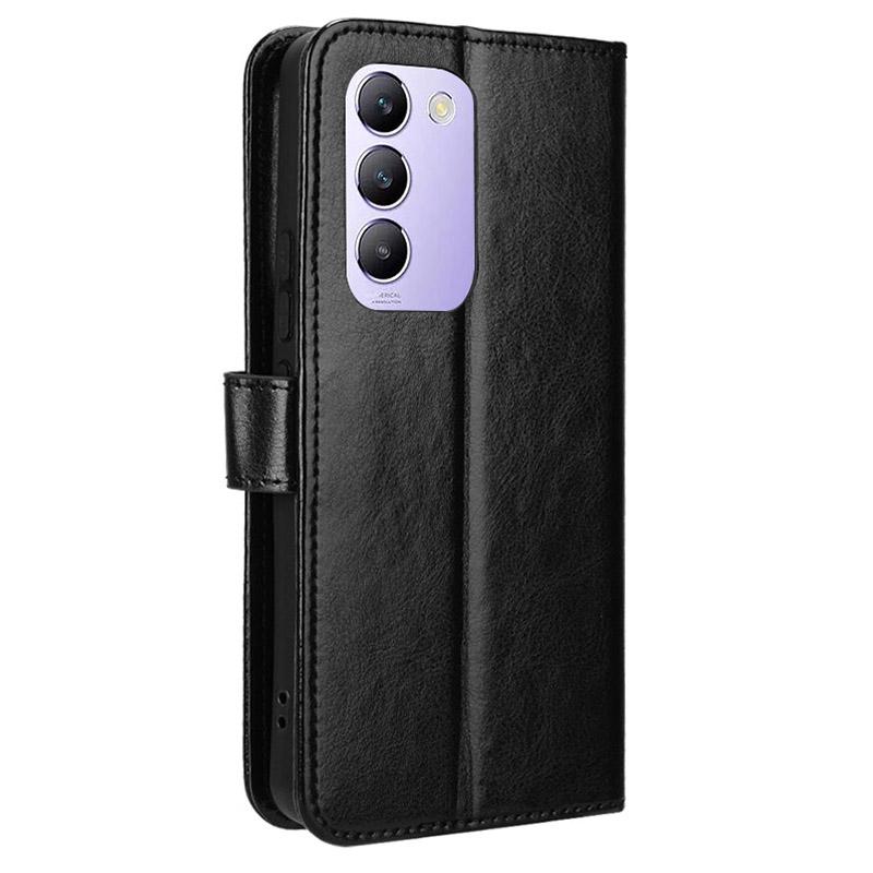 For Vivo Y200e 5G/V40 SE 5G/Y100 5G (Indonesia)/V30 Lite 4G/T3 5G/Y100 4G/V30 SE 5G Case Leather Wallet Phone Cover