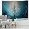 Snowman Pine Tapestry Hippie Bedroom Blanket Bedspread Dorm Decor Throw Cover Print Wall Hanging Indian Hand Wash Woven Muslim